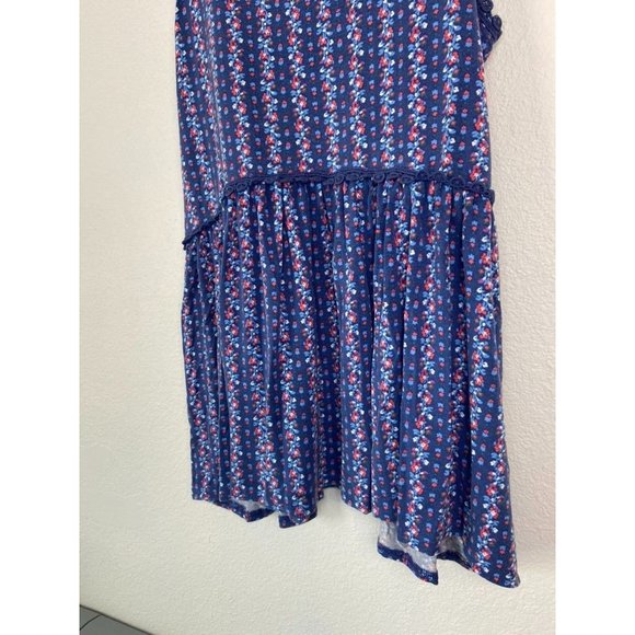 Matilda Jane women's medium‎ blue floral beyond the horizon tank racer back - Picture 4 of 6